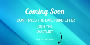 coming soon Banner Landscape Banner to alert people that the offer is coming soon, and to join the waitlist